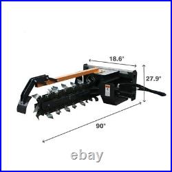 Landhonor 48in Heavy-Duty Chain Trencher Digger Machine Attachment Digging Tool