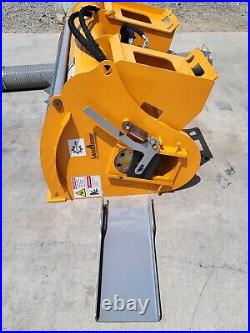 Landhonor Double Discharge Skid Steer Hydraulic Cement Mixer Attachment