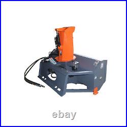 Landy Attachments 72 Skid Steer Mounted Snow Blower 15-23 GPM, Hydraulic Auger