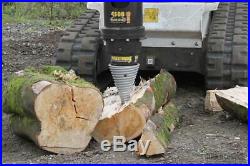 Log Splitter Bit for Skid Steer Post Hole Auger 2.56 Round Auger Torque