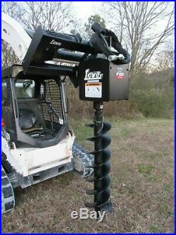 Lowe 1650 Hex Auger Drive Attachment with 15 Wide Bit Fits Skid Steer Loader