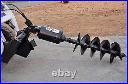 Lowe SQ-15H Skid Steer Auger Bit 15 Diameter, 2 Hex Collar, 48 Tall