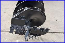 Lowe SQ-15H Skid Steer Auger Bit 15 Diameter, 2 Hex Collar, 48 Tall