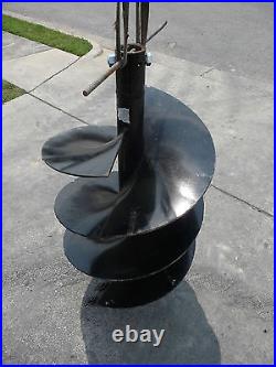 Lowe SQ-24 Skid Steer Auger Bit 24 Diameter, 2-9/16 Round Collar, 48 Tall