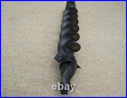 Lowe SQ-4-3 Skid Steer Auger Bit 4 Wide, 2 Hex Collar Shaft, 36 Tall