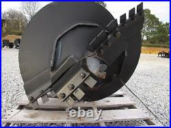 Lowe Skid Steer Tree Auger Bit 36 Diameter 2 9/16'' Round Shaft Collar 48 Tall