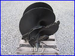 Lowe Skid Steer Tree Auger Bit 36 Diameter 2 9/16'' Round Shaft Collar 48 Tall