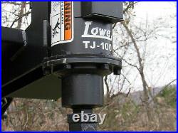 Lowe TJ-100 Hex Auger Drive with 18 Wide Bit Attachment Fits Mini Skid Steer