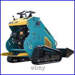 MP-S300 Yellow And Blue Mini Skid Steer Loader 15HP EPA Engine+Get a Free Auger