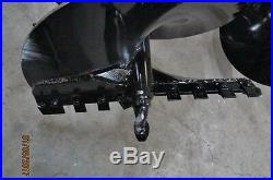 MTL Attachments 48 x 12 skid steer HD Auger Bit with2 Hex -Free Shipping