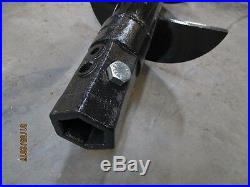 MTL Attachments 48 x 15 skid steer HD Auger Bit with2 Hex -Free Shipping