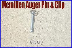 McMillen Auger Connector Pin & Clip, For Skid Steer Augers Fits X Series Augers