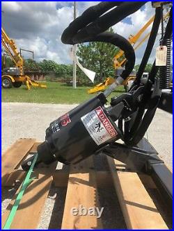 McMillen X1475 Skid Steer Auger Package, Planetary Drive 10-20 GPM w 6 Auger Bit