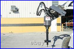 McMillen X2475 Skid Steer Auger, 3000PSI Extreme Duty, with 10 Stump Planer
