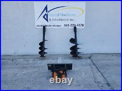 Mini Auger Post Hole Digger Attachment 12+18 Mini Skid Steer Toro Dingo+More