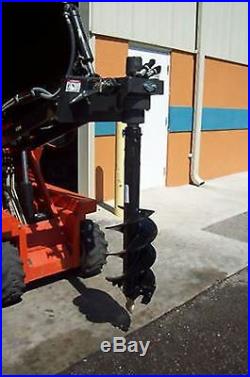 Mini Skid Steer Auger Drive, 2Hex Choice of 6, 9 or 12 Bit, Will Take Rock Bit