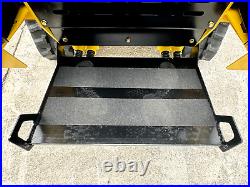 Mini Skid Steer Diesel Track Loader Stand On 25HP Perkins Warranty with Upgrades