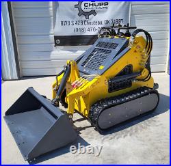 Mini Skid Steer Stand-on HX380 Loader Crawler 23HP