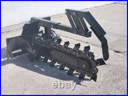 Mini Skid Steer Trencher Ditch Digger Attachment 36 Depth 4 Width Toro Dingo