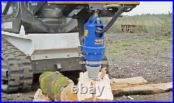 NEW AUGER LOG SPLITTER CONE for Skid Steer Loader & Excavator Auger Drive 2 HEX