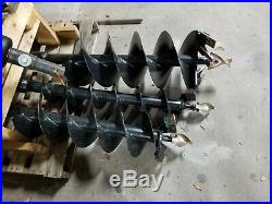NEW / DEMO GENUINE BOBCAT 30C SKID STEER AUGER ATTACHMENT With 3 BITS 6 9 12