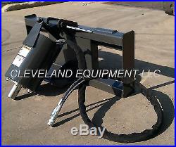 NEW HYDRAULIC EARTH AUGER DRIVE ATTACHMENT Skid Steer Loader Attachment Bit Bits