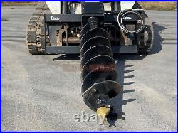 NEW LOWE 750 POST HOLE DIGGER With 9 AUGER BIT FOR SKID STEERS, SSL QUICK ATTACH