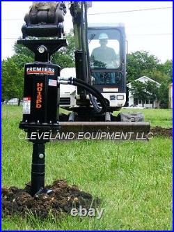 NEW PREMIER H015PD EXCAVATOR AUGER DRIVE ATTACHMENT with BOBCAT X-CHANGE MOUNT