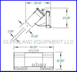 NEW PREMIER H015PD EXCAVATOR AUGER DRIVE ATTACHMENT with BOBCAT X-CHANGE MOUNT