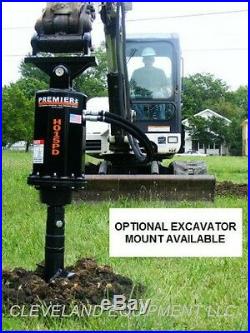 NEW PREMIER H015PD HYDRAULIC AUGER DRIVE ATTACHMENT Skid Steer Post Hole Digger