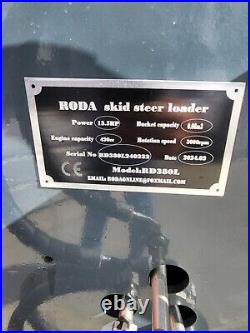 NEW! RODA 380 Mini Skid Steer Ride on Compact Tracked Loader 13.5HP