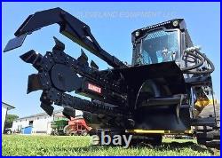 NEW SKID STEER TRENCHER ATTACHMENT PREMIER T350 48x6 Fits Bobcat Loader
