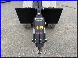 New Erskine 14pd Mini Earth Auger For Mt100track Loaders, S70 Skid Steers & More