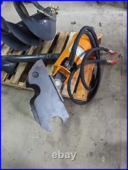 New Kubota KX 191 KX057 U55 quick attach hydraulic auger post hole digger