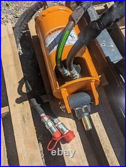 New Kubota KX 191 KX057 U55 quick attach hydraulic auger post hole digger