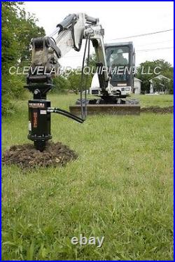 New Premier H015 Hydraulic Auger Drive Attachment Caterpillar Excavator Mount