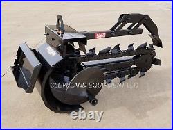 New Premier T125 Trencher Attachment 36x6 Bobcat 463 Mini Skid Steer Loader