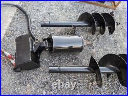 New Wain Roy Tag quick attach hydraulic auger post hole digger Mini Excavator