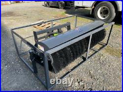 New Wolverine Skid Steer Sweeper Attachment (t)