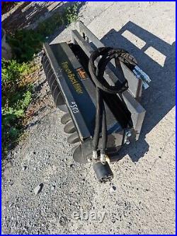 New skid steer backfill auger blade Skidsteer Bobcat Cat trench filler