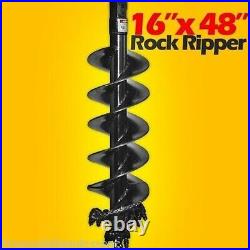 PENGO 16 x 4' SRR ROCK RIPPER AUGER BIT With2 HEX FITS ALL 2 HEX AUGER DRIVES