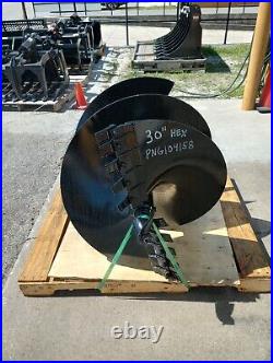 PENGO 30 x 4' HDC AUGER BIT With2 HEX FITS ALL 2 HEX AUGER DRIVES # PNG104158