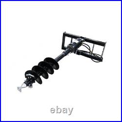 Skid Post Hole Auger Drive Attachment, 12 Diameter Auger, 46 Drilling Depth