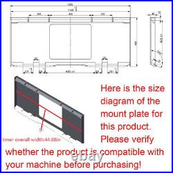 Skid Post Hole Auger Drive Attachment, 12 Diameter Auger, 46 Drilling Depth