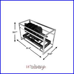 Skid Post Hole Auger Drive Attachment, 18 Diameter Auger, 46 Drilling Depth