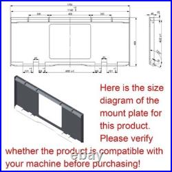 Skid Post Hole Auger Drive Attachment, 18 Diameter Auger, 46 Drilling Depth