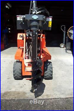 Skid Steer Auger Bit 9 x 3' For Mini Loaders, McMillen Fits All Round Drives