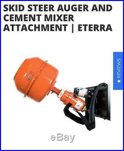 Skid Steer Eterra 4500 Auger Drive with Cement Mixer and 18 Bit NEVER USED