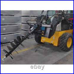 Skid Steer Hydraulic Auger Attachment 9, 12, 18 Bit Post Hole Digger Planetar