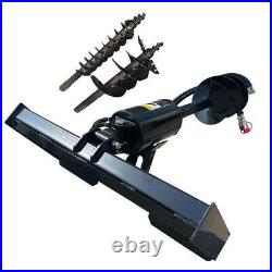 Skid Steer Hydraulic Auger with 3 bits For Sale 12-16 gpm AGT-SSECAG-Y